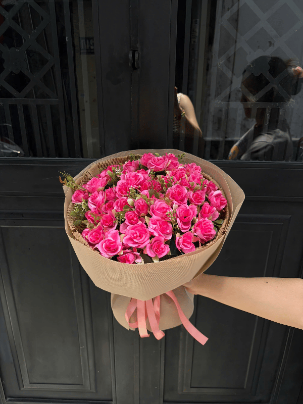 Bó Hoa Lụa Sophia Size Trung – ảnh 1